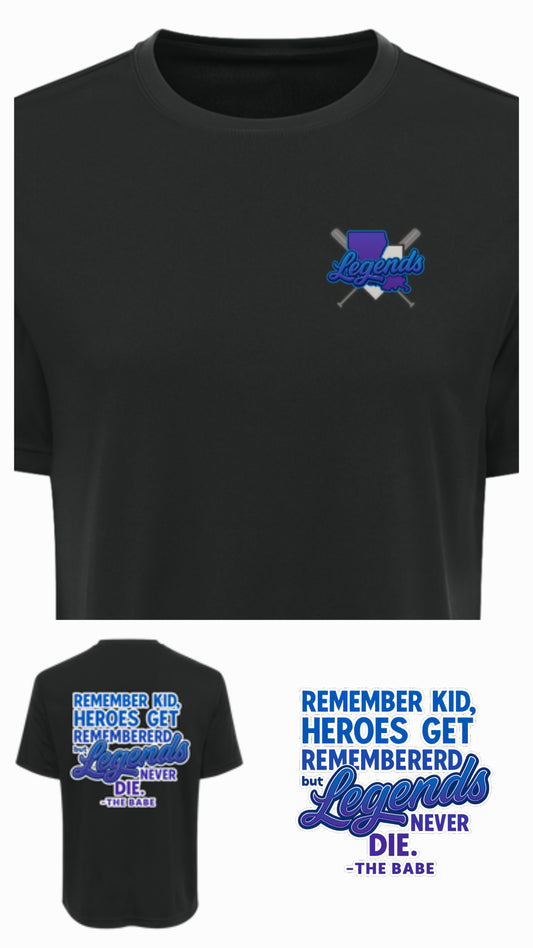 Legends Never Die - Softball - Unisex Competitor Tee