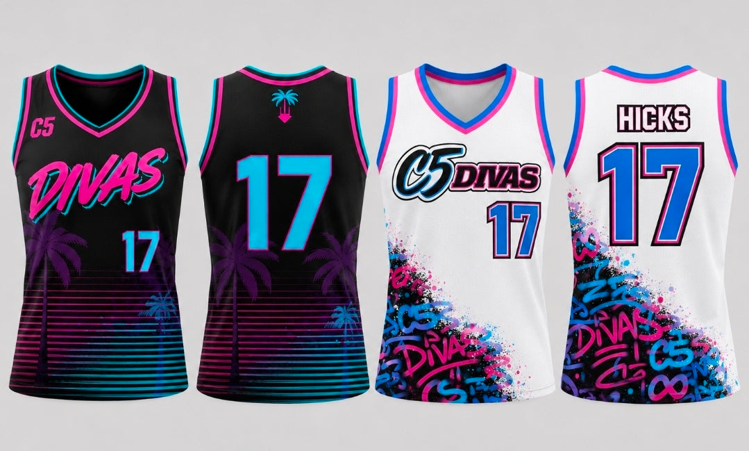 C5 Divas Summer Tank Jersey set - 2 Tanks