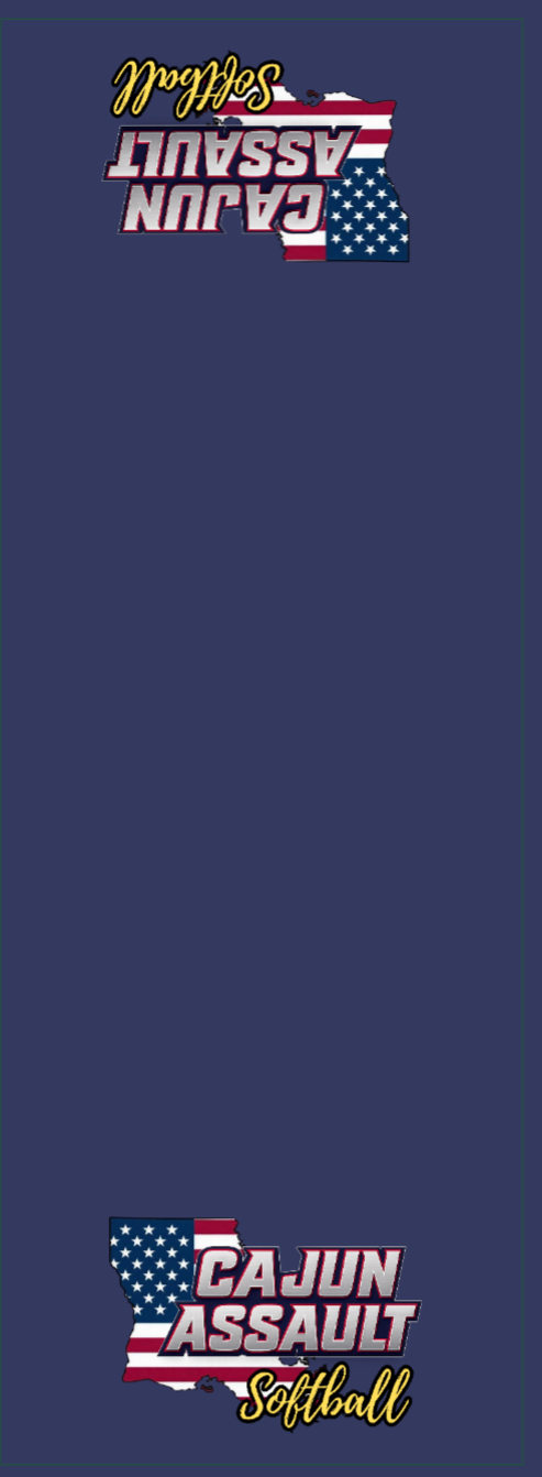 Cajun Assault Softball - 12" x 31.5" Cooling Towel