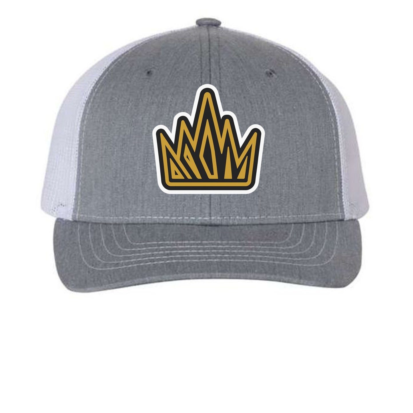 Heather Grey/ White - FRONT