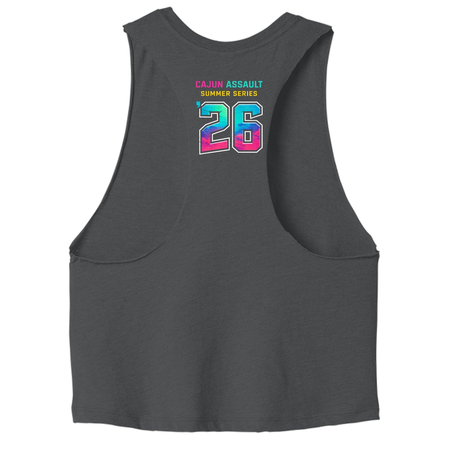 DARK GRY HEATHER - BACK