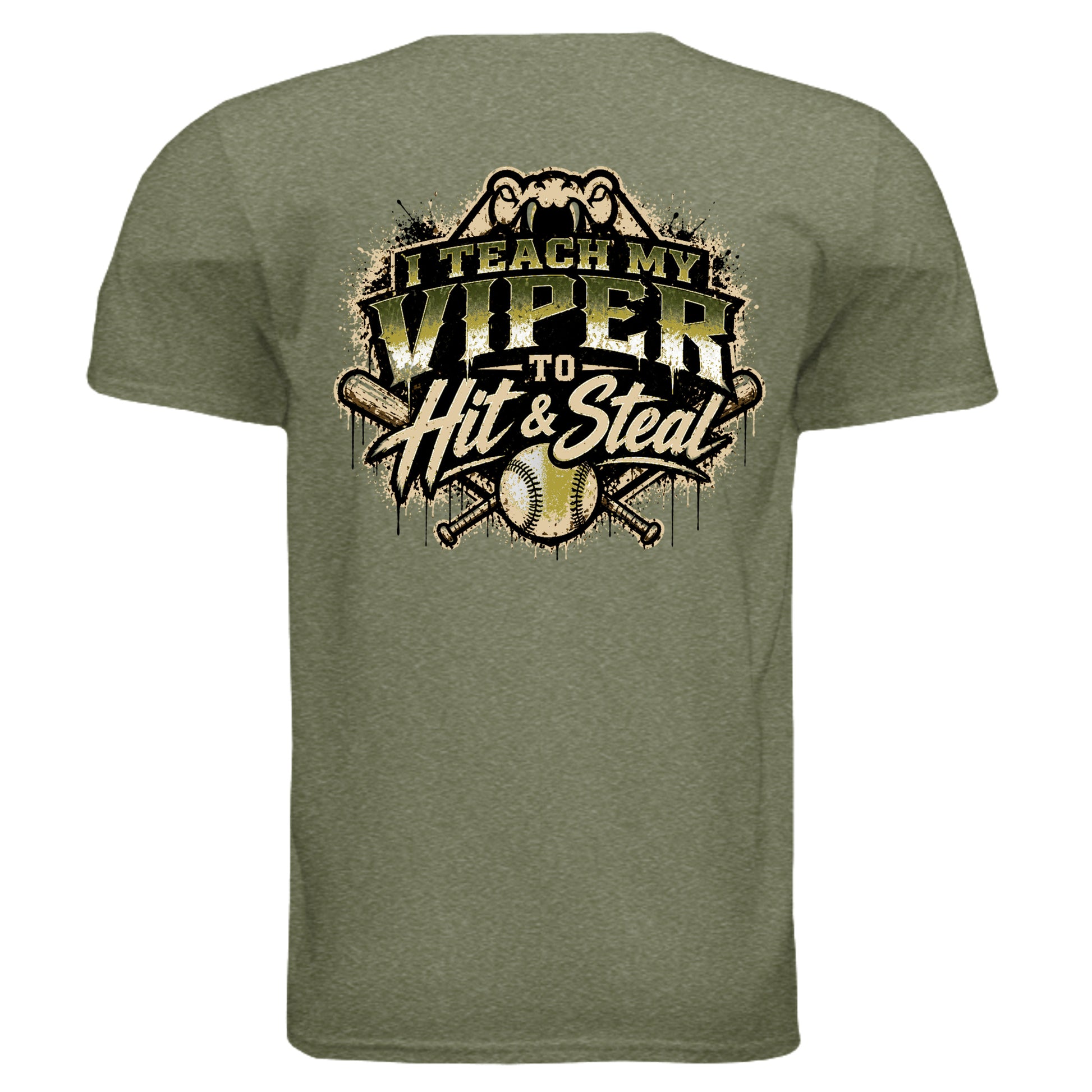HEATHER MILITARY GREEN - G640 - BACK