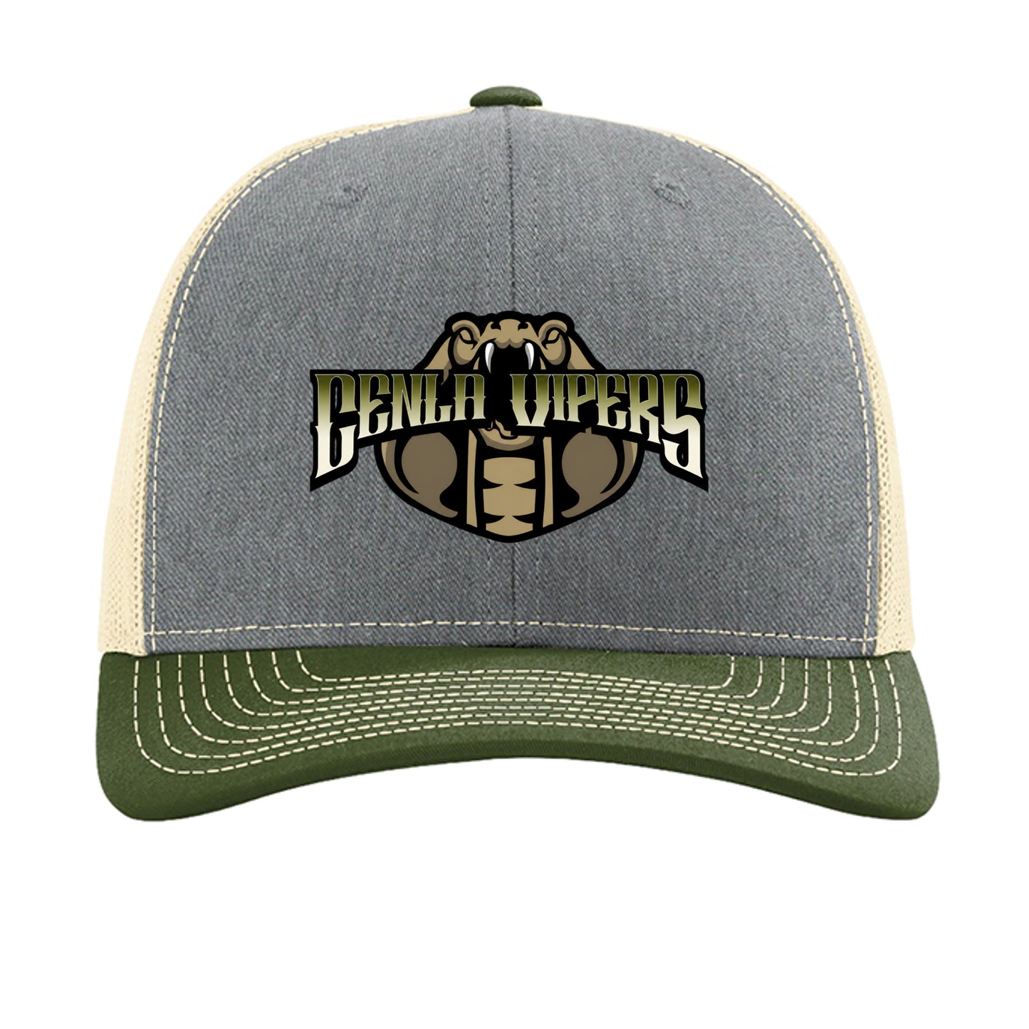 Heather Grey/ Birch/ Army Olive - 112 - FRONT